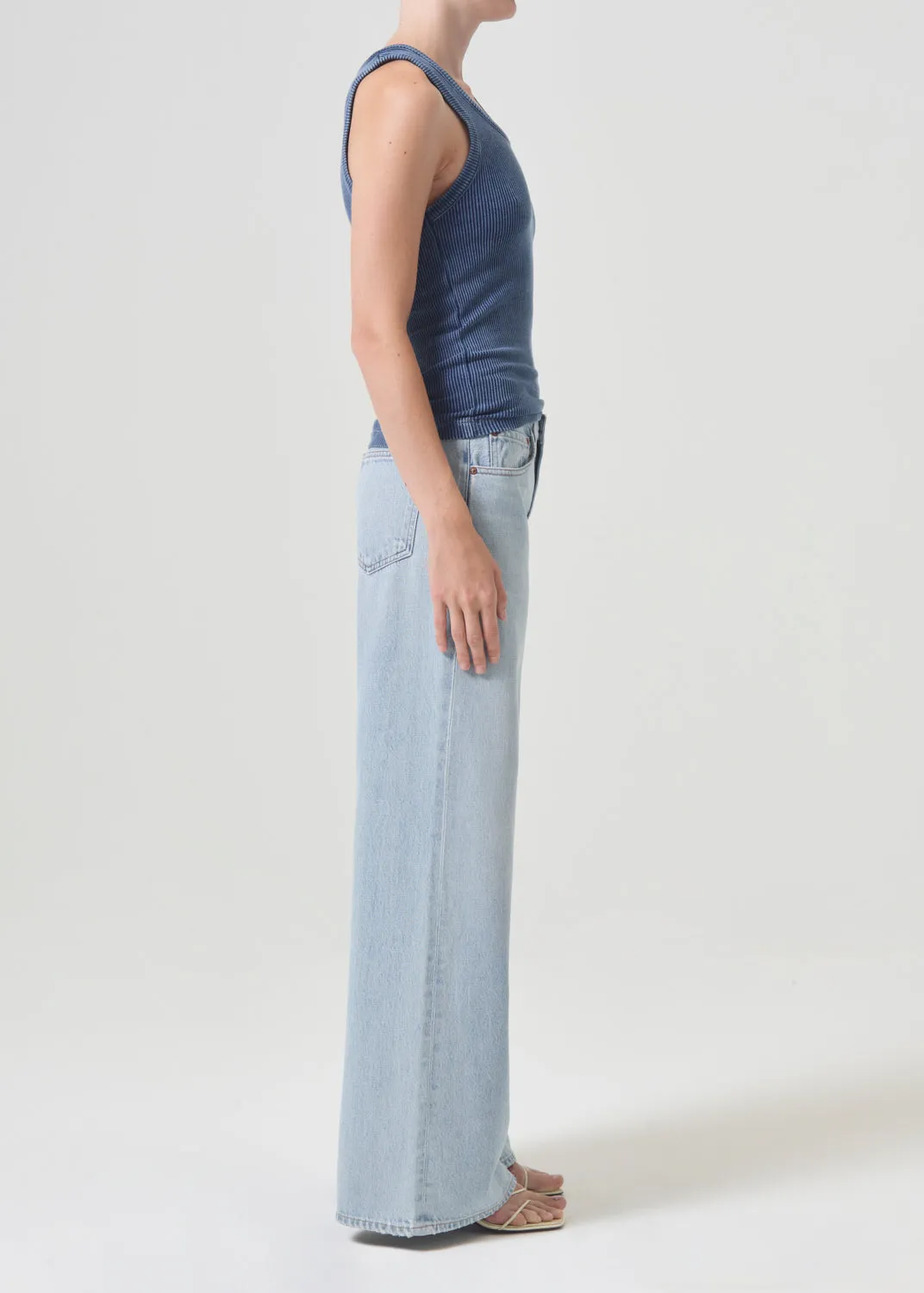 Poppy Tank in Indigo sold by Agolde product image thumbnail 4