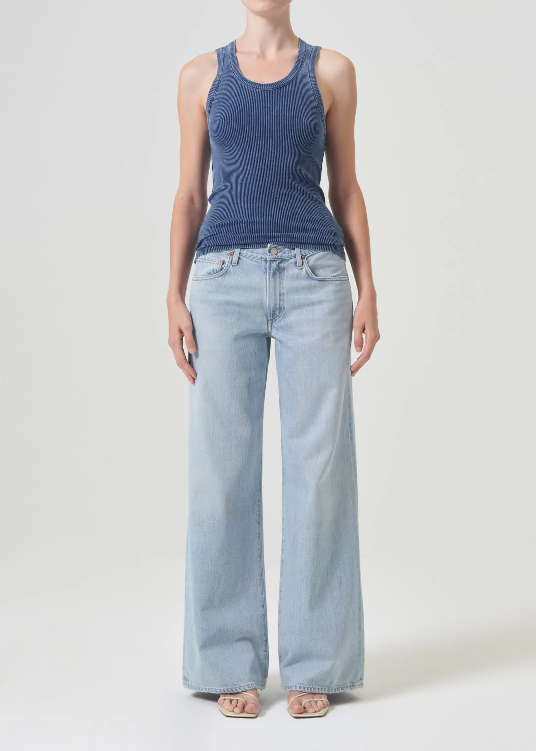 Poppy Tank in Indigo sold by Agolde product image thumbnail 2
