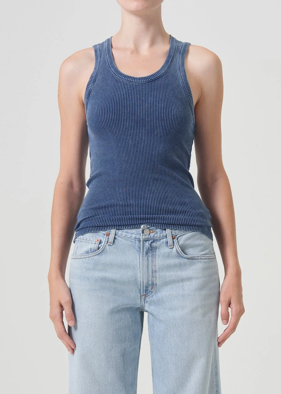 Poppy Tank in Indigo sold by Agolde