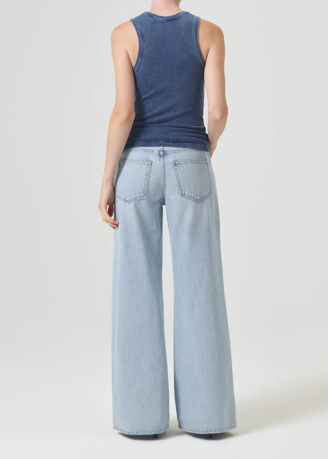 Poppy Tank in Indigo sold by Agolde product image thumbnail 3