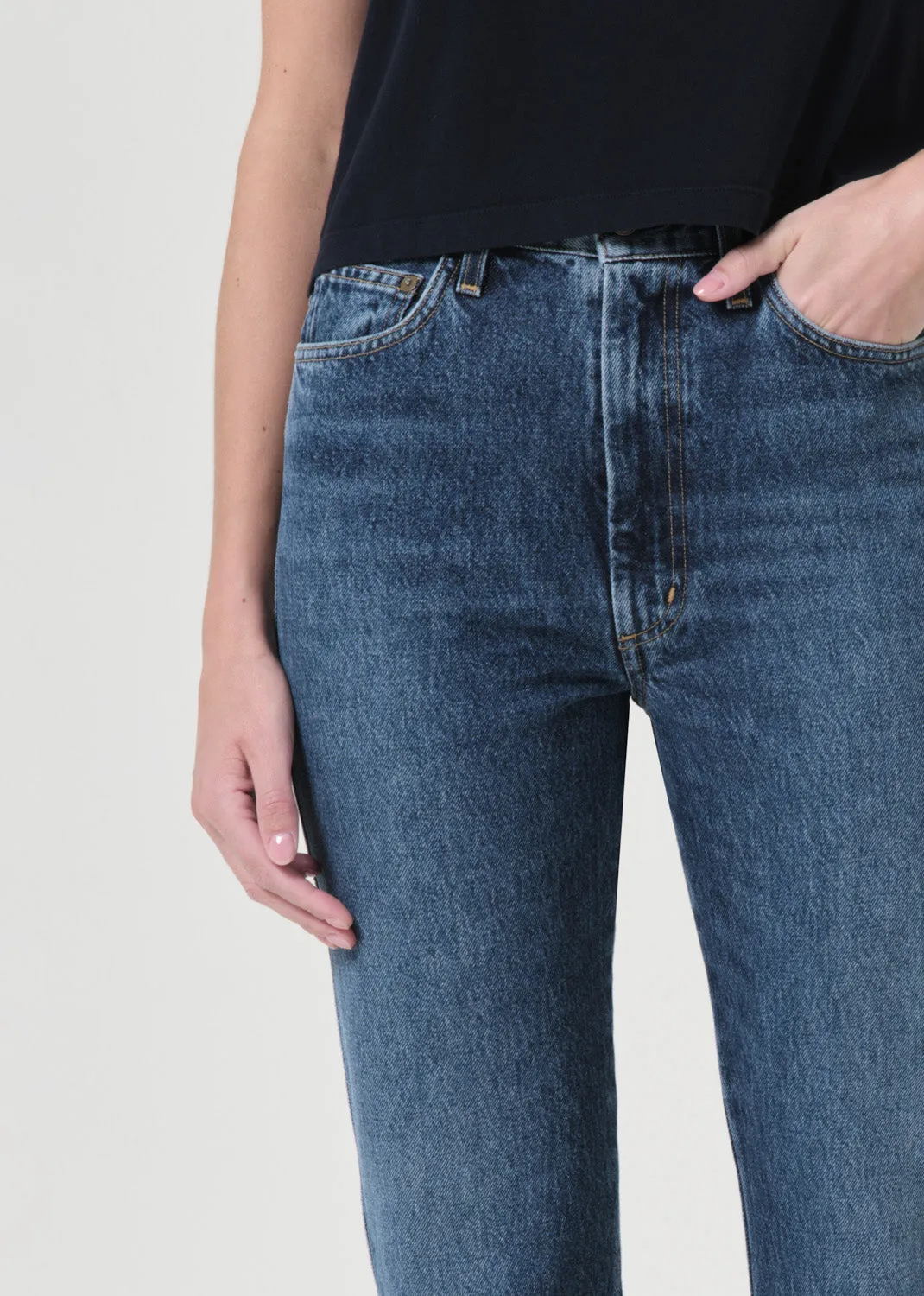 Pinch Waist Kick Flare (RIGID) in Placebo sold by Agolde product image thumbnail 5