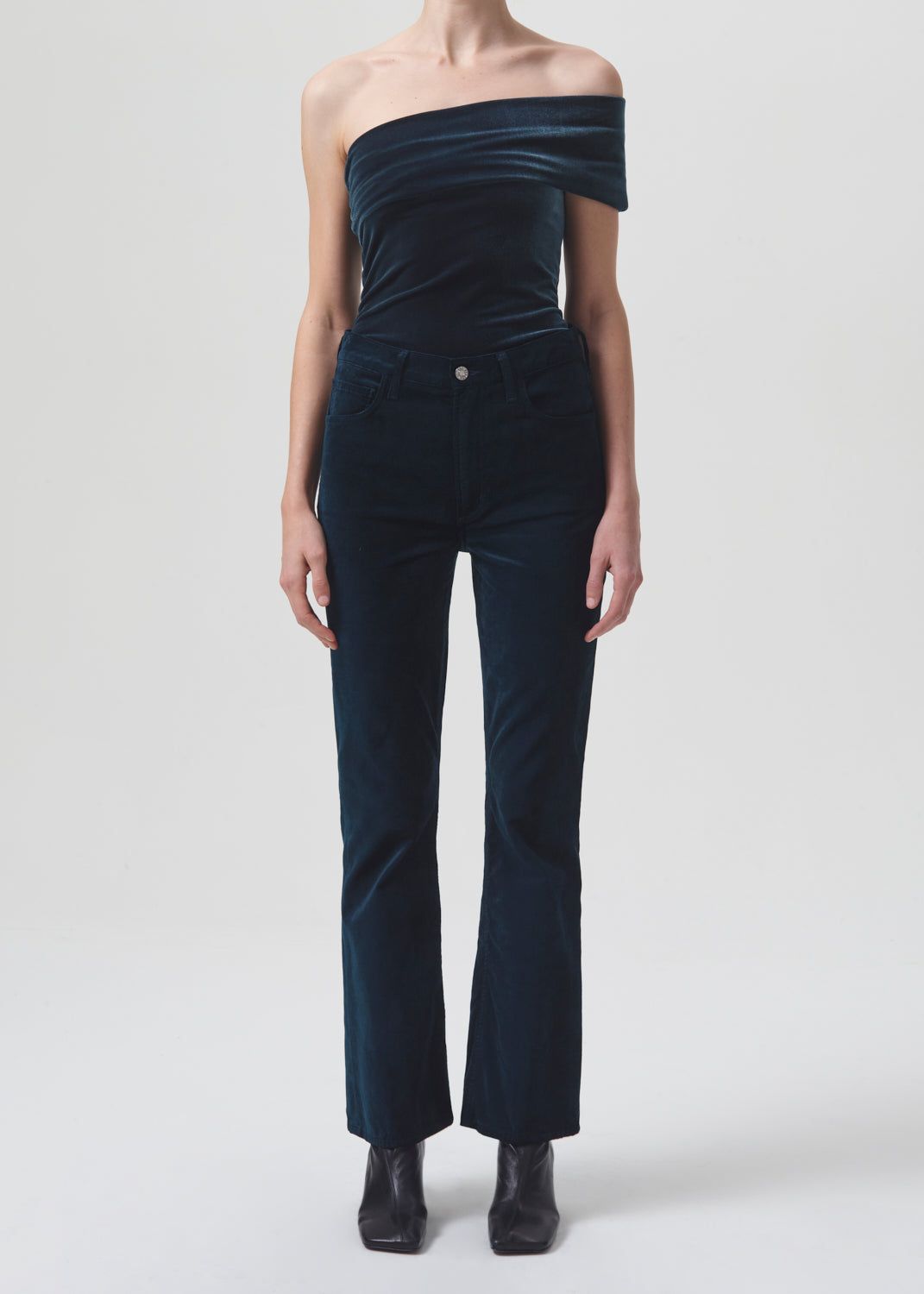 Bree Banded Bodysuit in Blizzard sold by Agolde