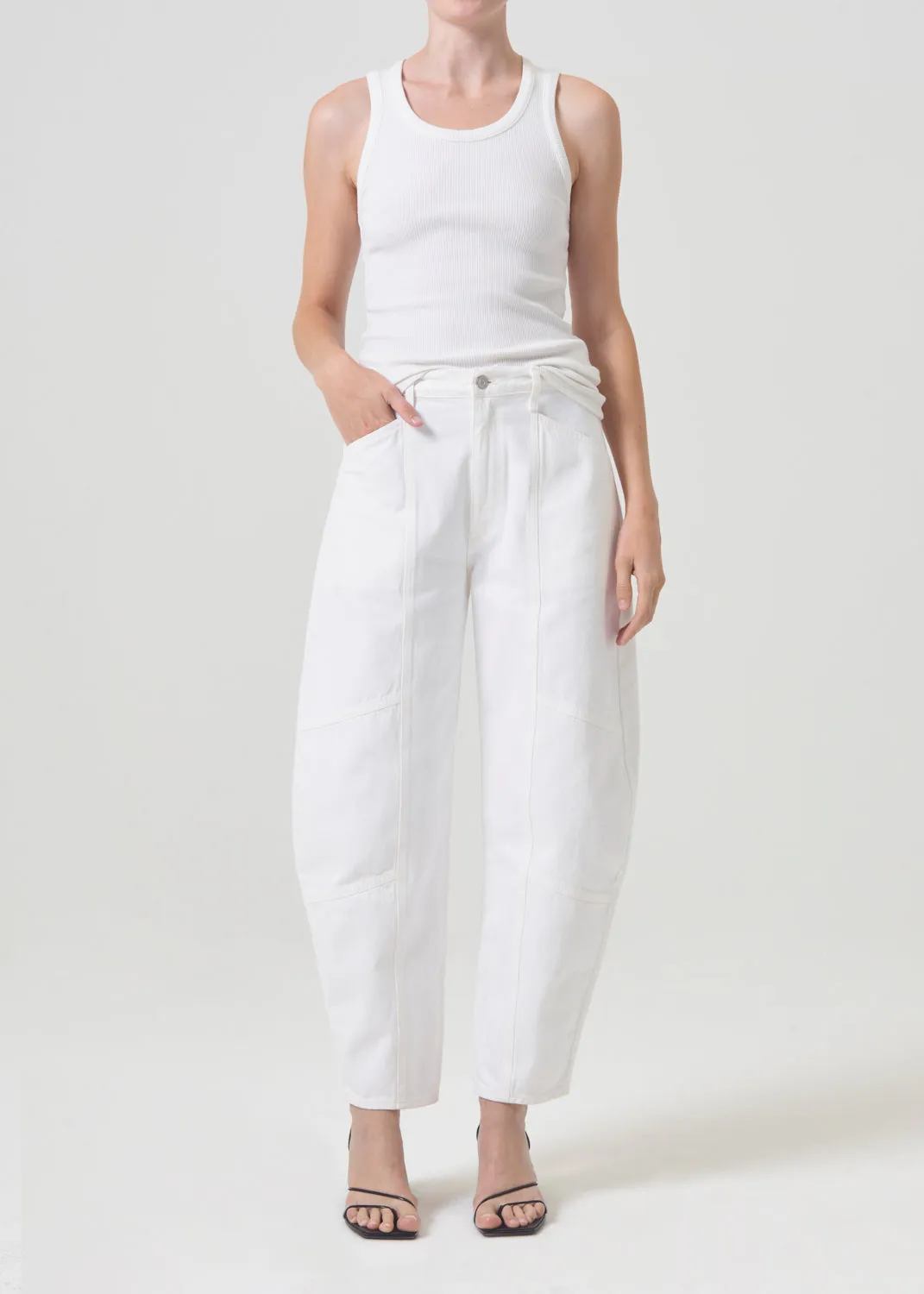 Mara Jean in Milkshake sold by Agolde