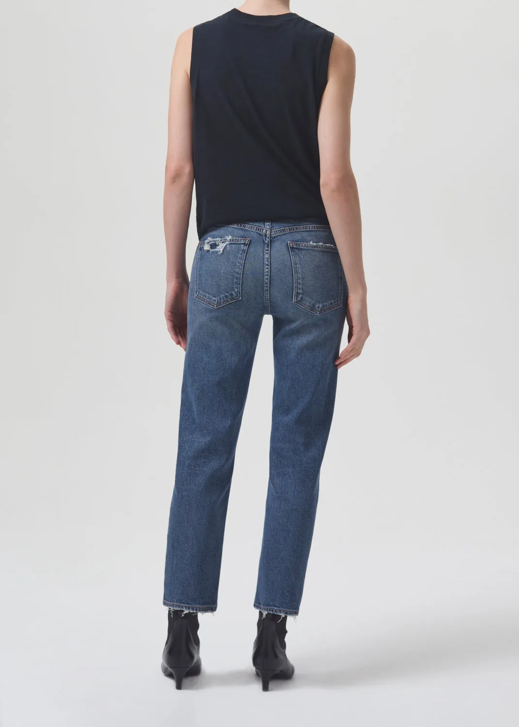 Kye Mid Rise Straight Crop (STRETCH) in Notion sold by Agolde product image thumbnail 2