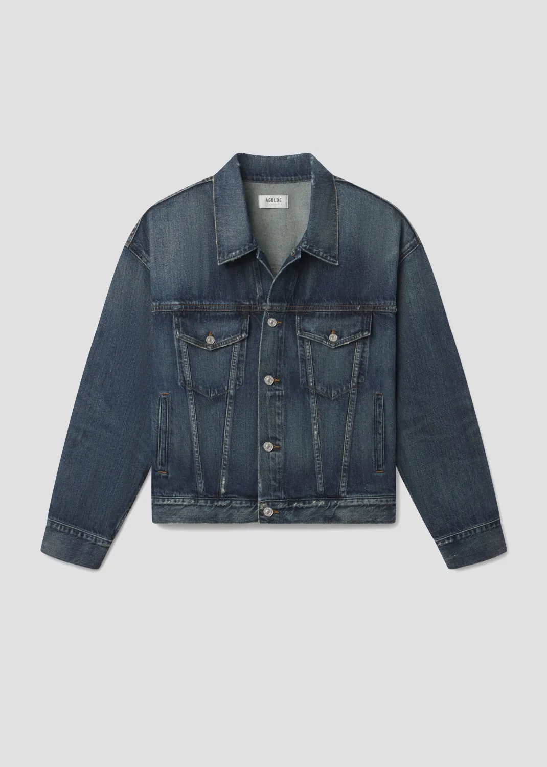 Dorian Jacket in Illuminate sold by Agolde