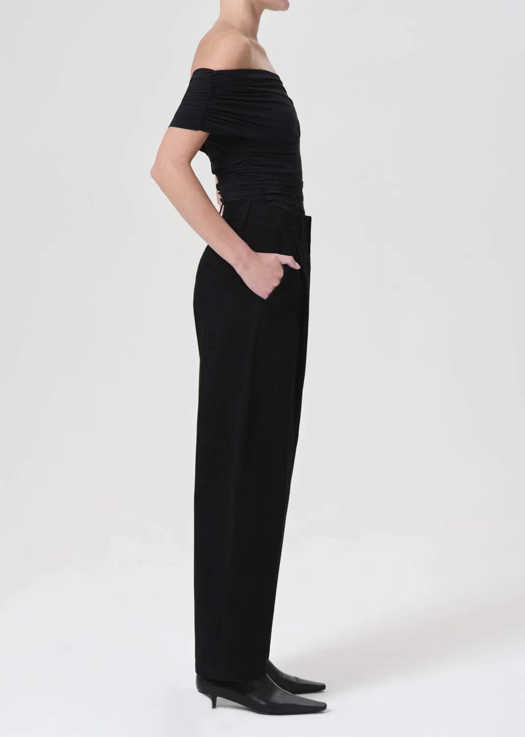 Danika Chino in Black sold by Agolde product image thumbnail 4