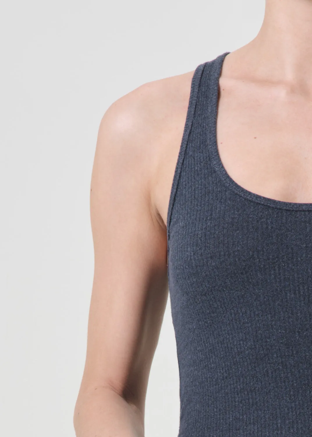 Bianca Tank in Blue Jay sold by Agolde product image thumbnail 4