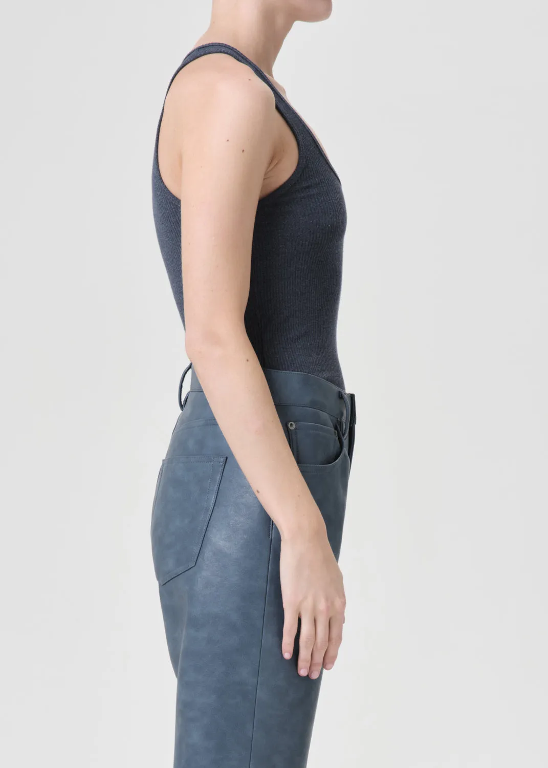 Bianca Tank in Blue Jay sold by Agolde product image thumbnail 3