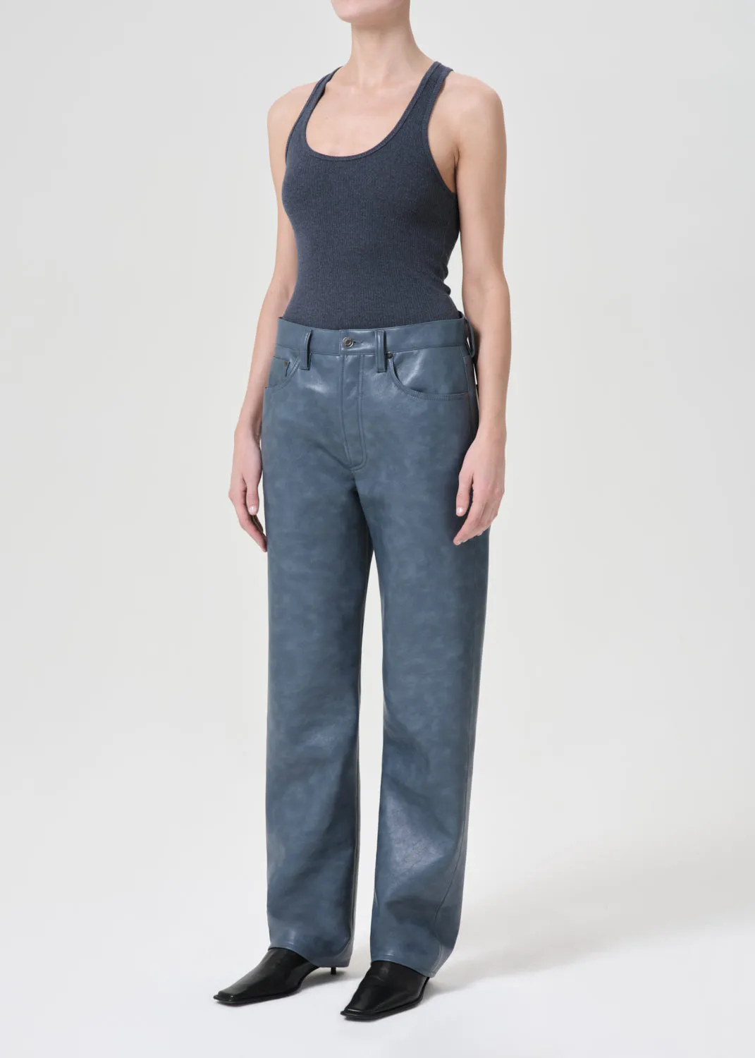 Bianca Tank in Blue Jay sold by Agolde product image thumbnail 5