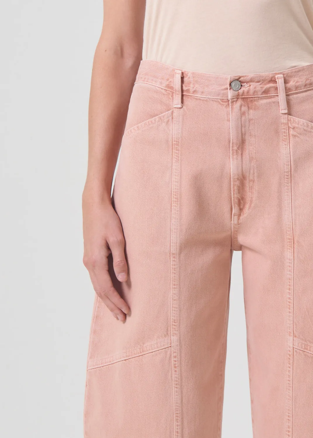 Mara Jean in Pink Salt sold by Agolde product image thumbnail 5