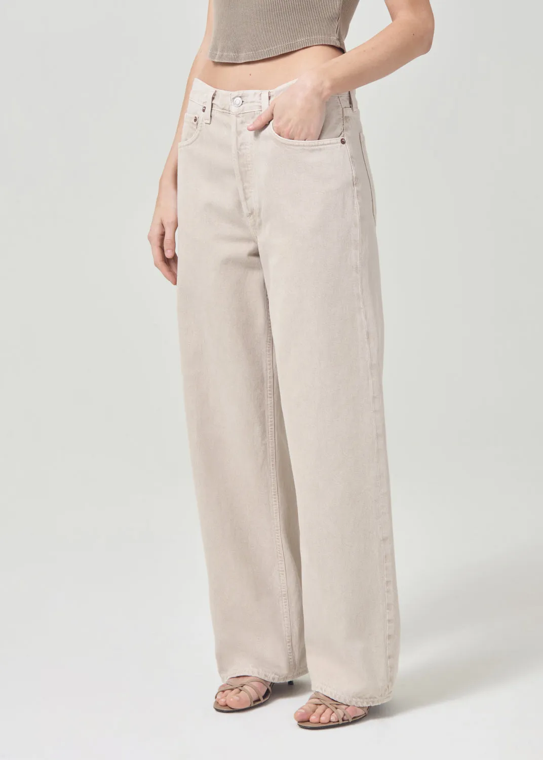 Low Slung Baggy 30.5" in Tusk sold by Agolde product image thumbnail 4