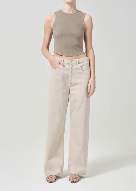 Low Slung Baggy 30.5" in Tusk sold by Agolde