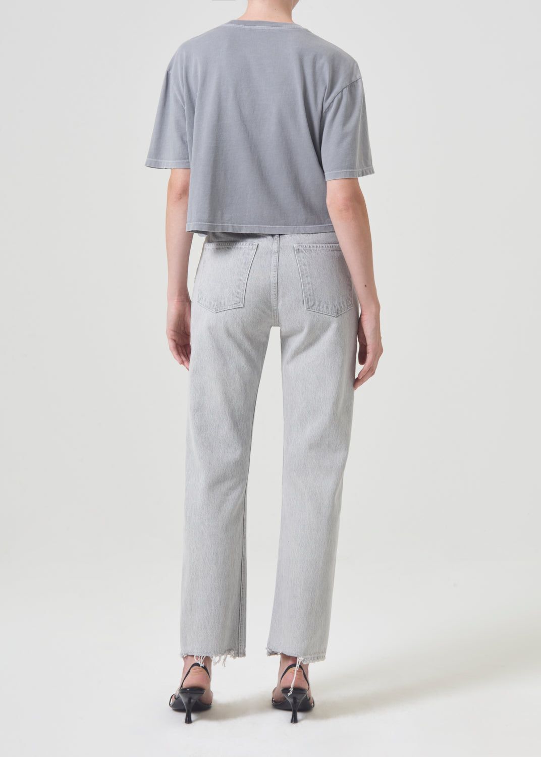 90's Pinch Waist High Rise Straight in Rain sold by Agolde product image thumbnail 2