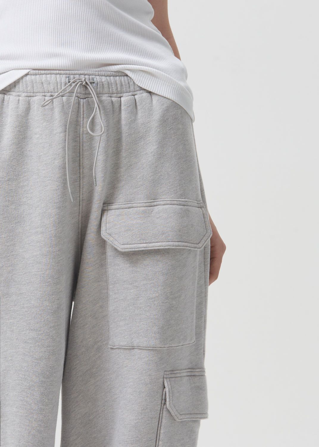 Ramsey Sweatpant in Heather Grey sold by Agolde product image thumbnail 5