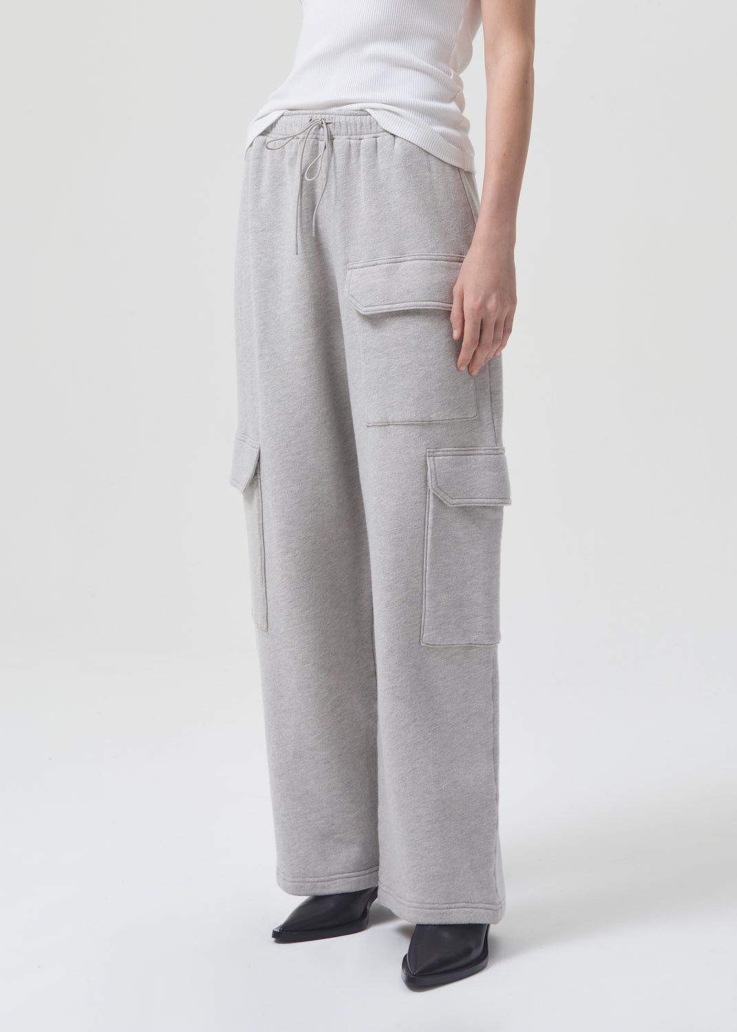 Ramsey Sweatpant in Heather Grey sold by Agolde product image thumbnail 4