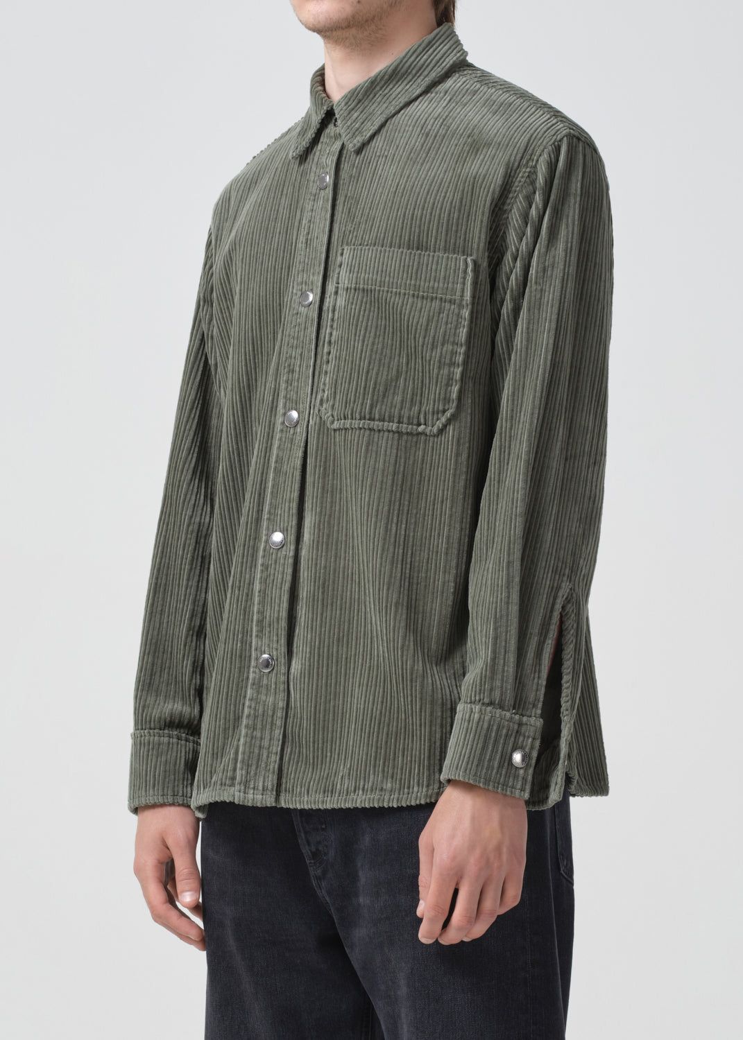 Odele Corduroy Shirt in Lawn sold by Agolde product image thumbnail 4
