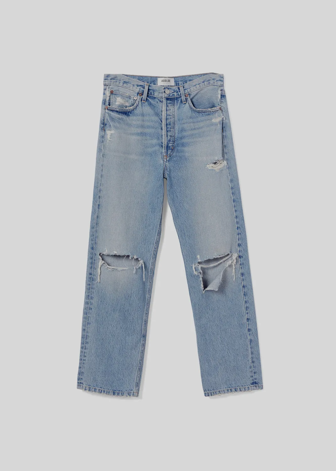 90's Mid Rise Straight in Threadbare sold by Agolde product image thumbnail 2