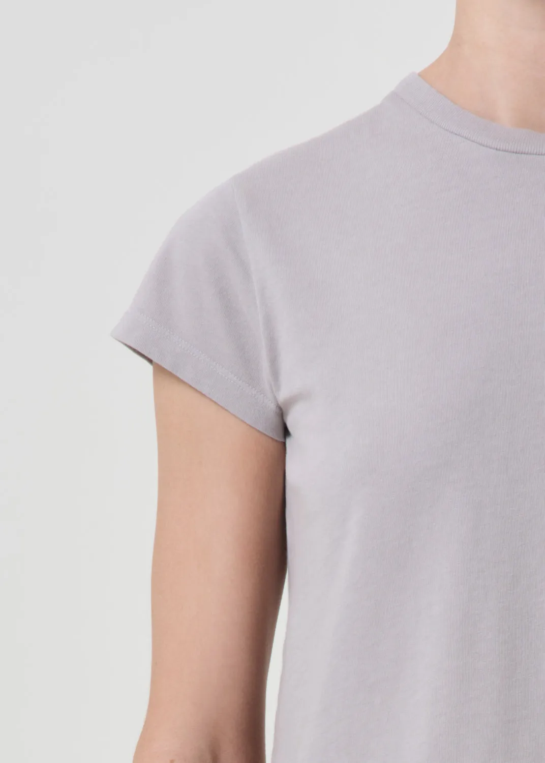 Adine Shrunken Tee in Flake sold by Agolde product image thumbnail 4