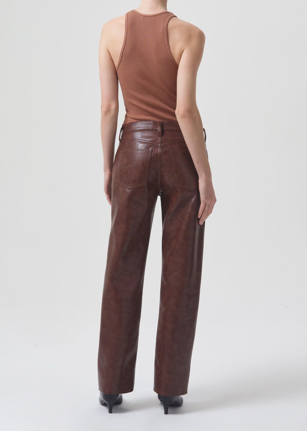 Bianca Tank in Brown Sugar sold by Agolde product image thumbnail 2