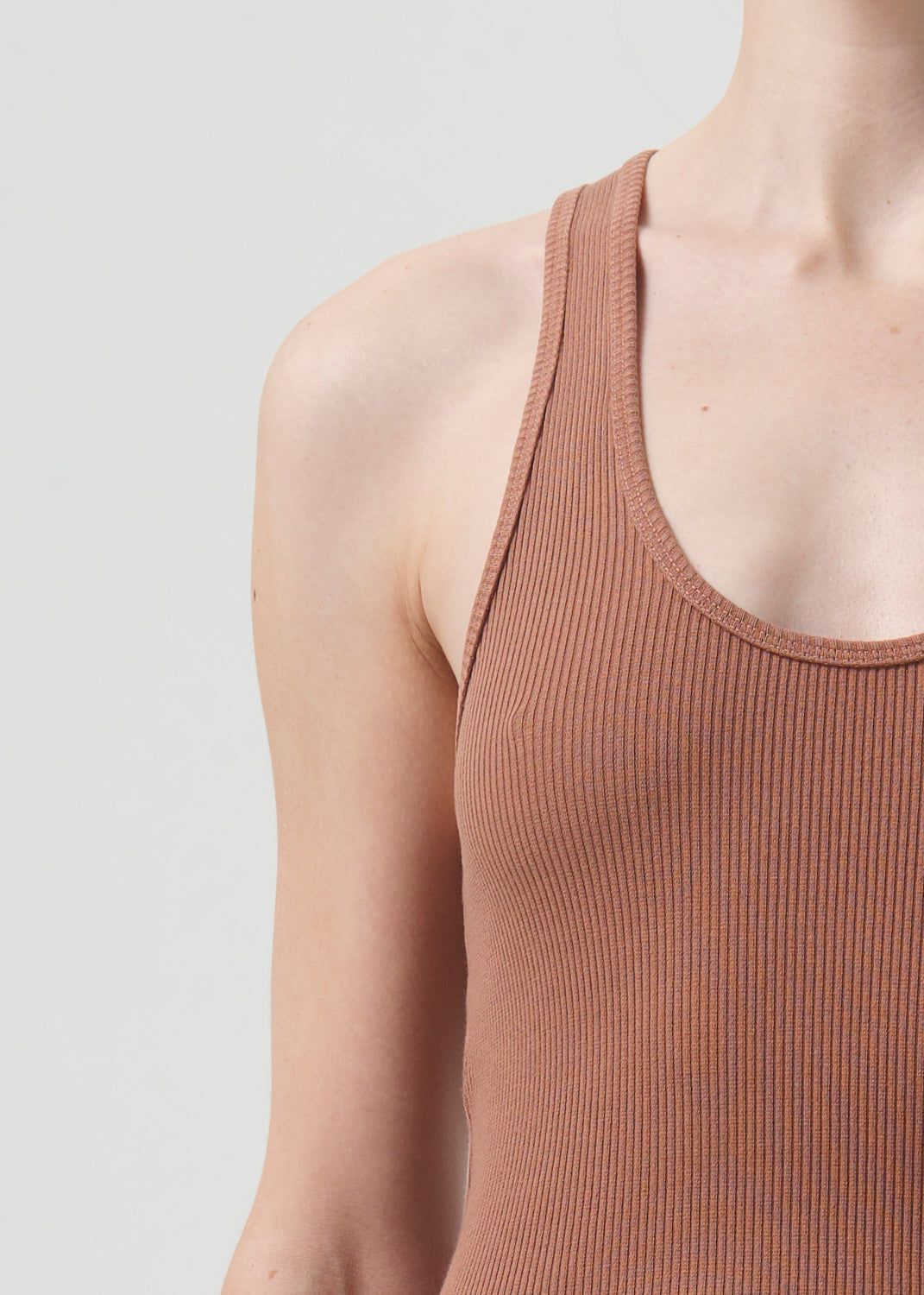 Bianca Tank in Brown Sugar sold by Agolde product image thumbnail 4