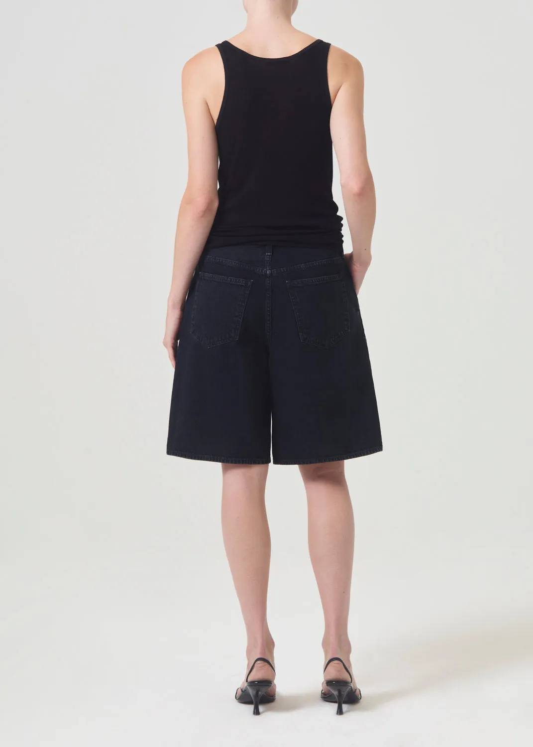 Ellis Trouser Short in Crushed sold by Agolde product image thumbnail 3