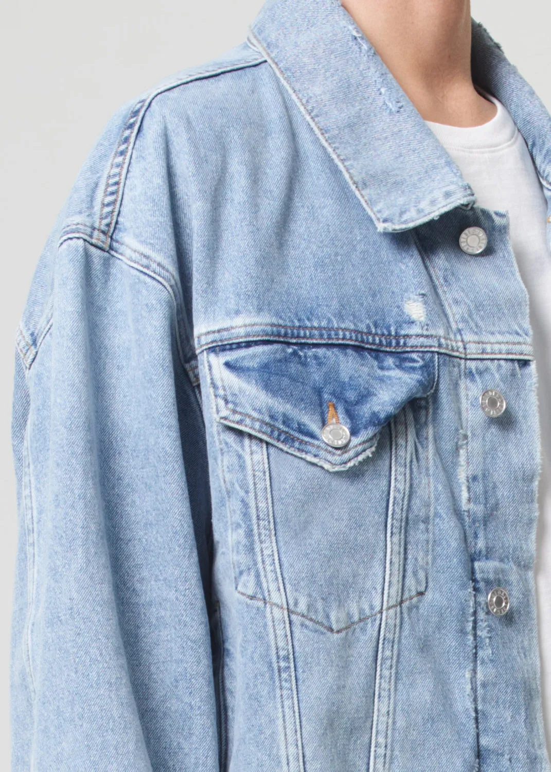 Dorian Jacket in Fray sold by Agolde product image thumbnail 4