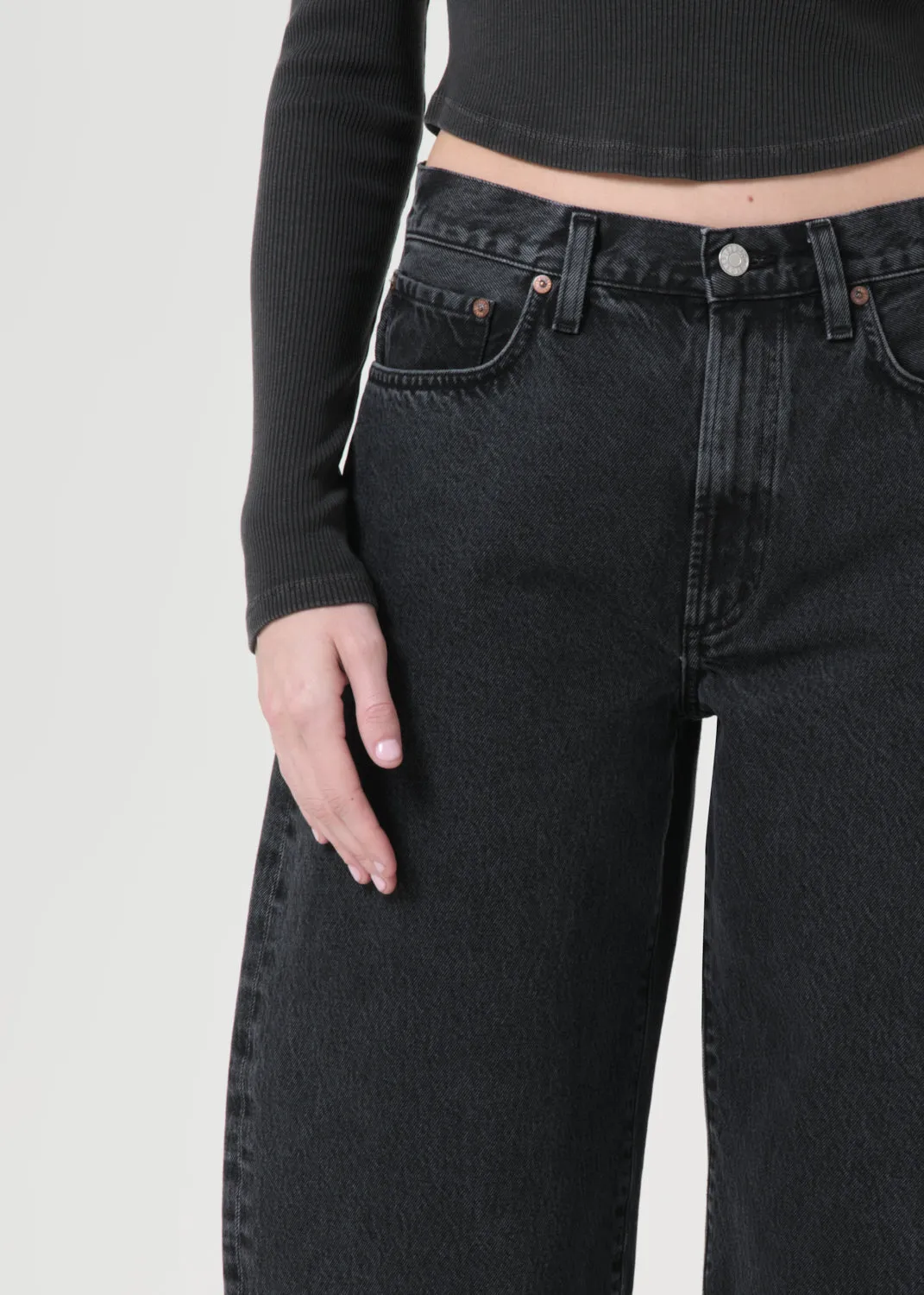 Balloon Jean in Black Tea sold by Agolde product image thumbnail 5