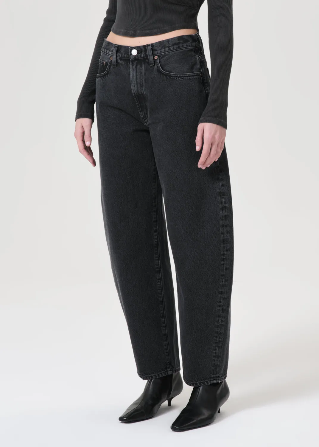 Balloon Jean in Black Tea sold by Agolde product image thumbnail 4