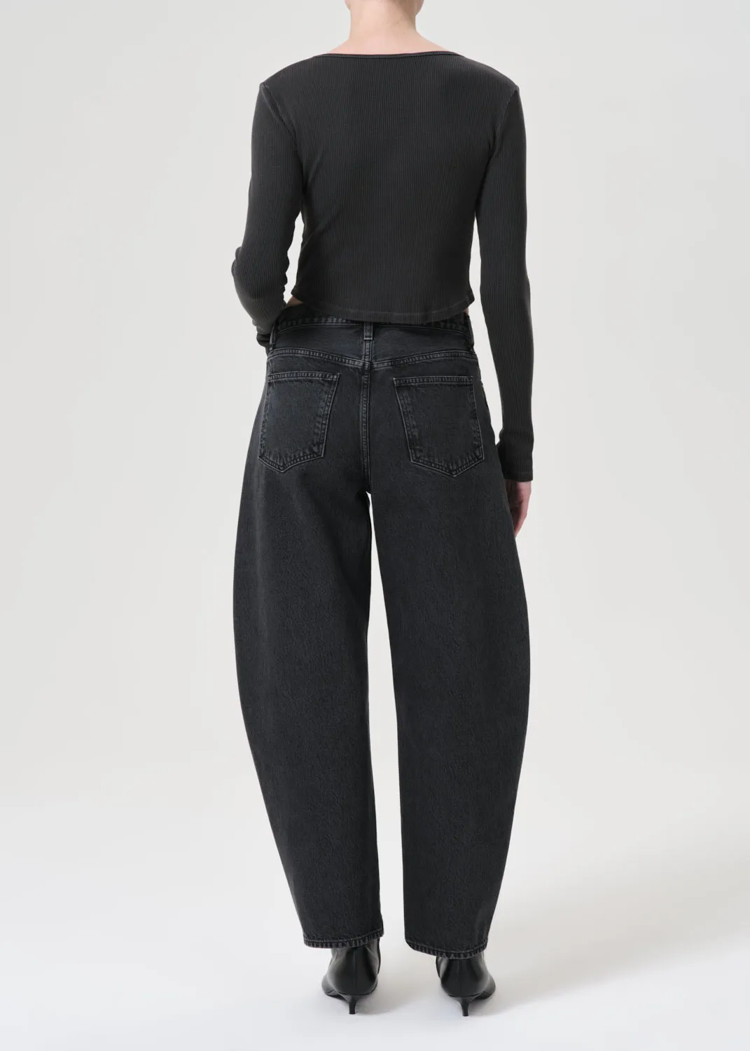 Balloon Jean in Black Tea sold by Agolde product image thumbnail 2
