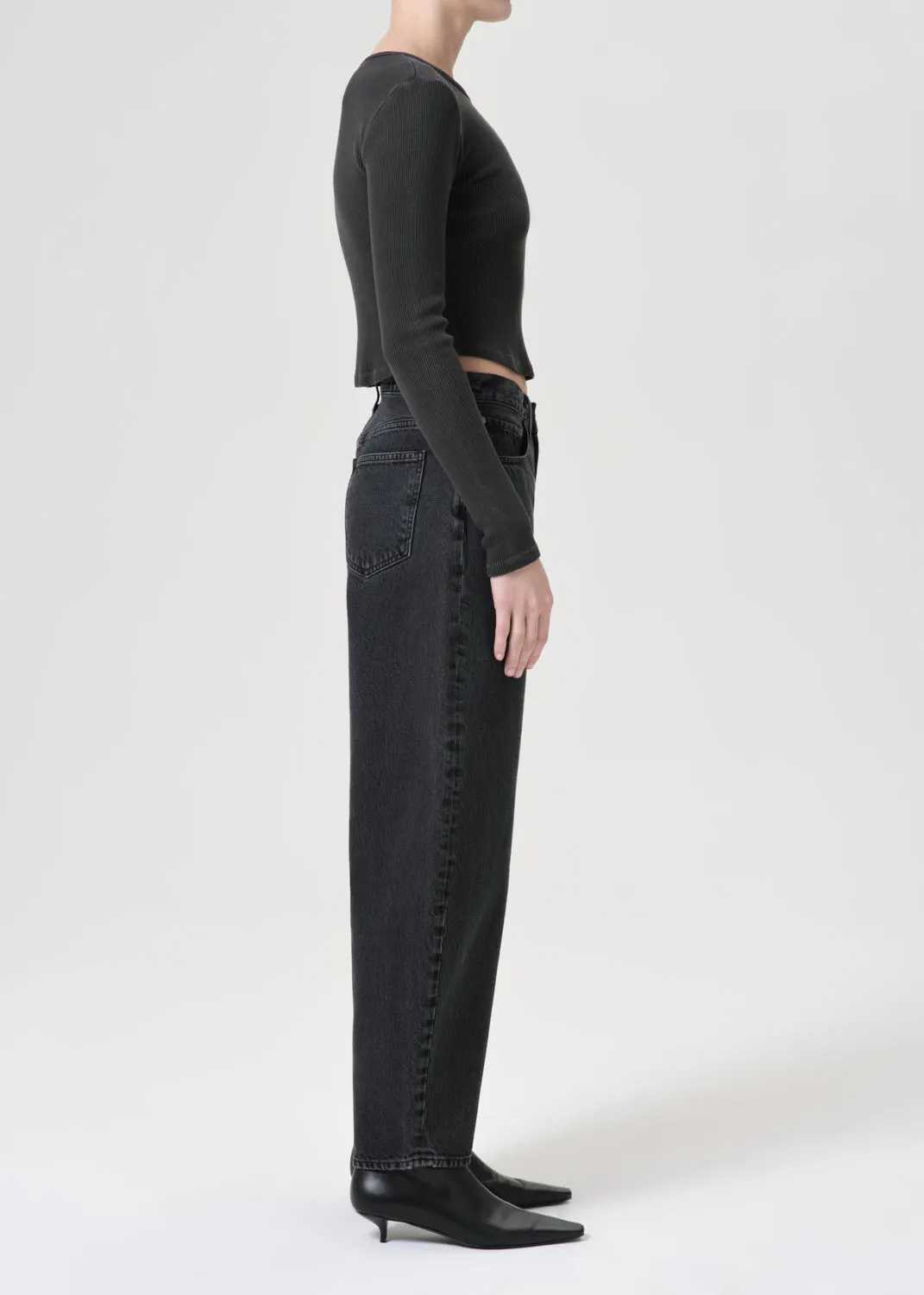 Balloon Jean in Black Tea sold by Agolde product image thumbnail 3