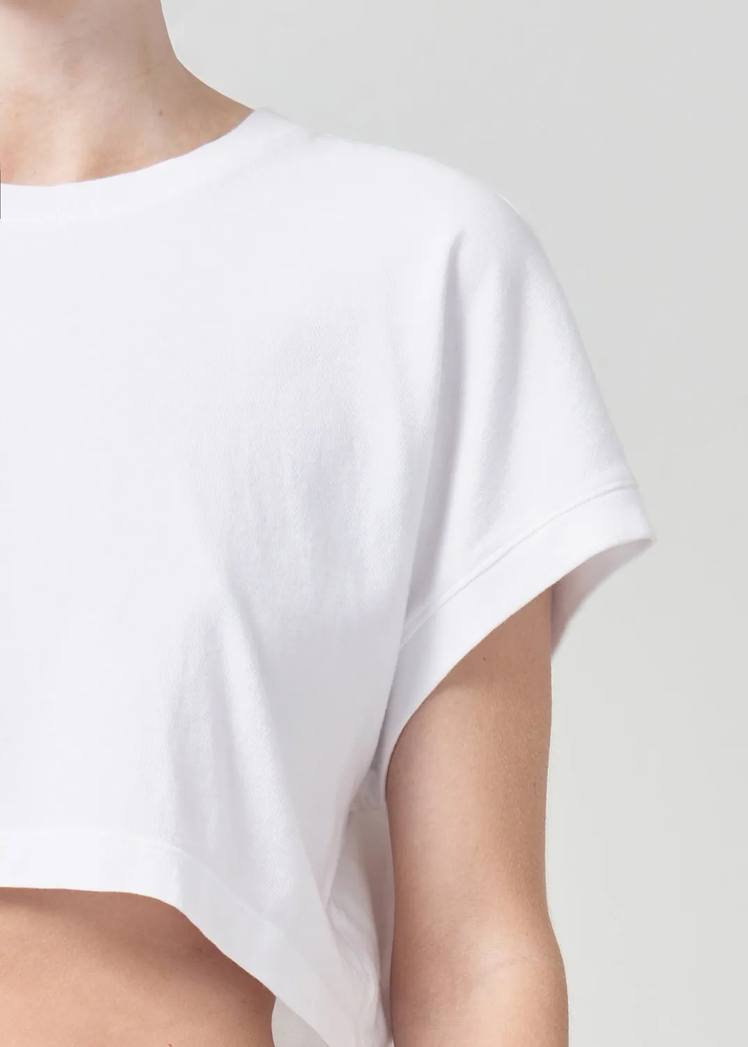 Aiden Tee in White sold by Agolde product image thumbnail 4
