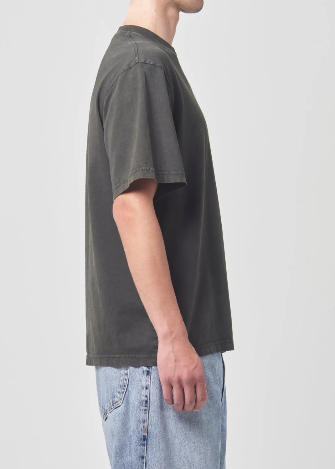 Asha Mock Neck Tee in Fracture sold by Agolde product image thumbnail 5