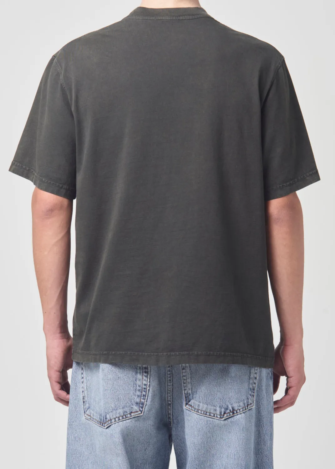 Asha Mock Neck Tee in Fracture sold by Agolde product image thumbnail 4