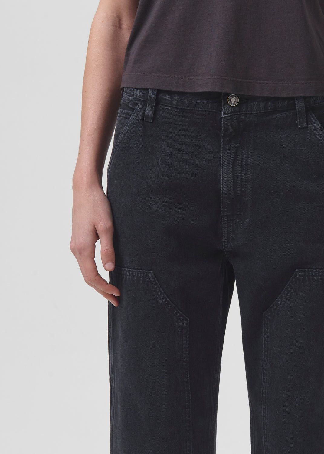 Rami Carpenter in Black Hole sold by Agolde product image thumbnail 4