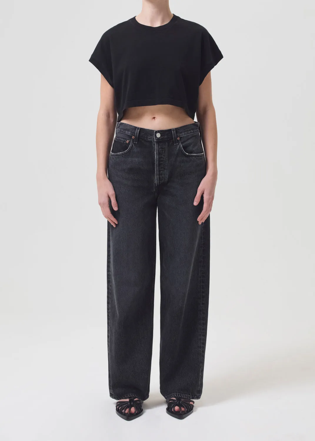 Aiden Tee in Black sold by Agolde product image thumbnail 2