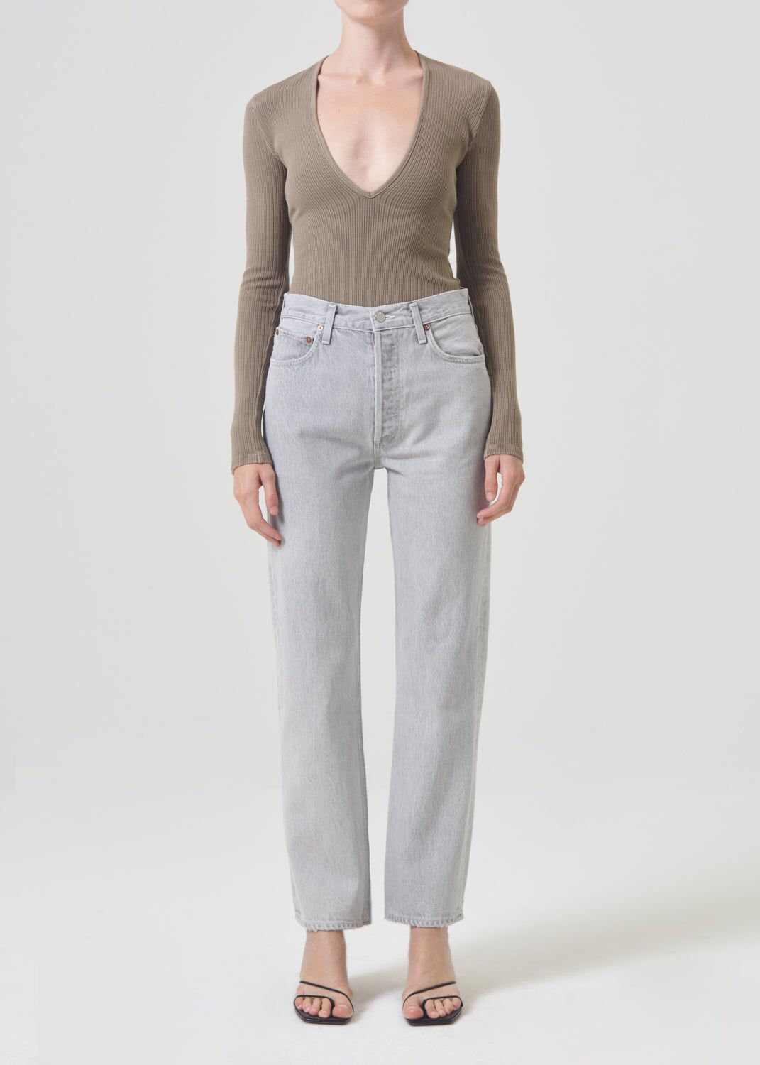 Zena Bodysuit in Trail sold by Agolde product image thumbnail 2