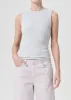 Binx Tank in Brushed Grey Heather sold by Agolde