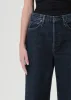 Dame High Rise Wide Leg No Cuff in Pendulum sold by Agolde