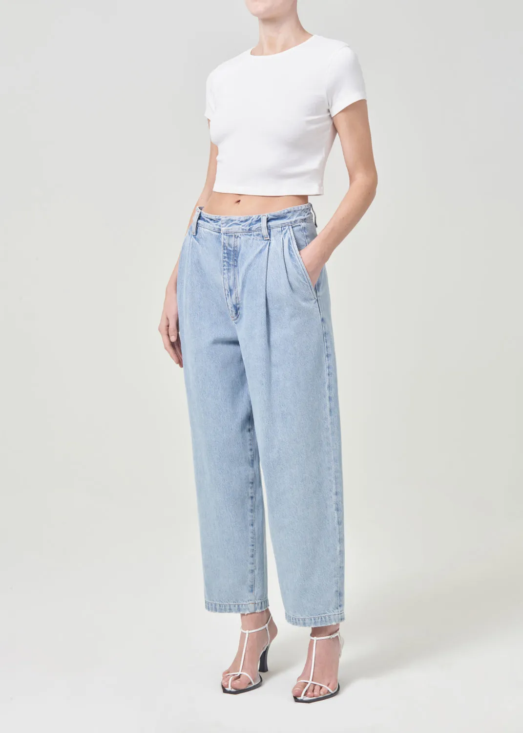 Savannah Tee in White sold by Agolde product image thumbnail 5