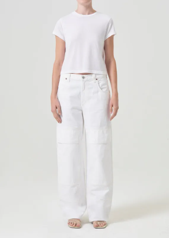 Tanis Utility Jean in Milkshake sold by Agolde