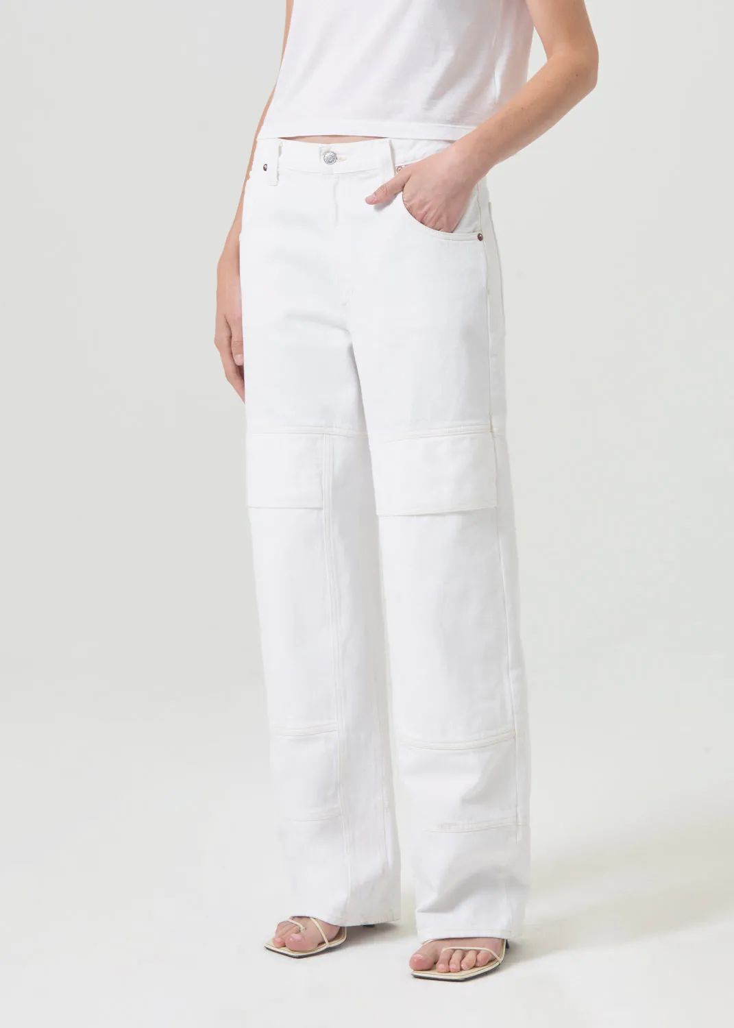 Tanis Utility Jean in Milkshake sold by Agolde product image thumbnail 4
