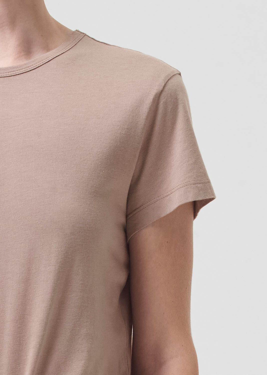 Drew Tee in Quicksand sold by Agolde product image thumbnail 5