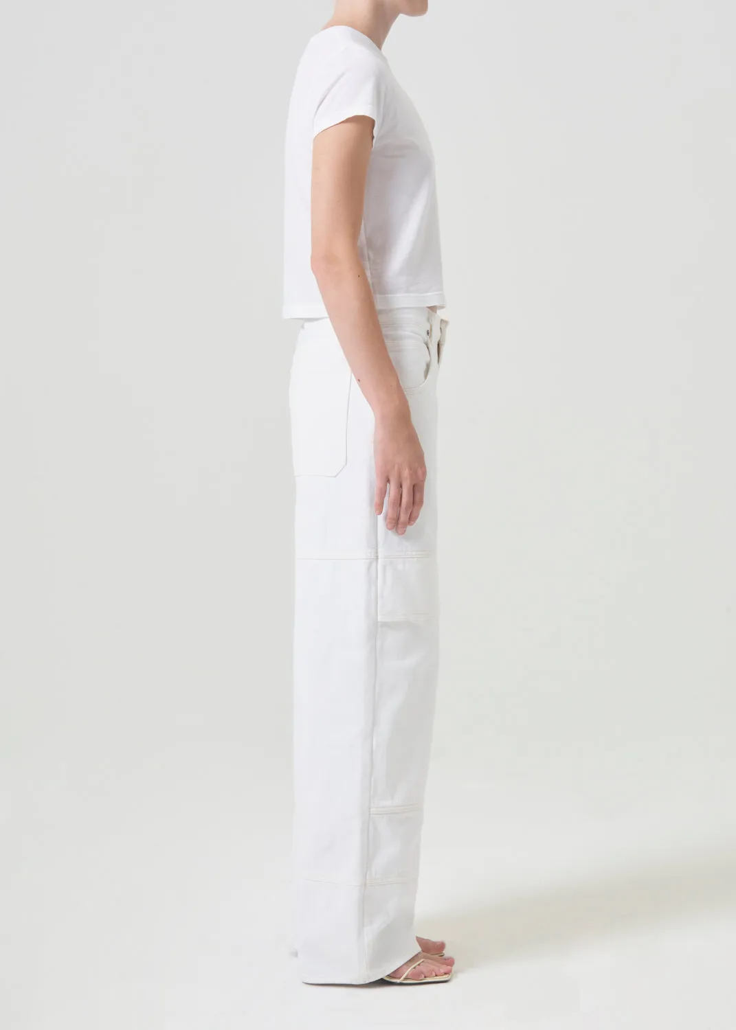 Tanis Utility Jean in Milkshake sold by Agolde product image thumbnail 3