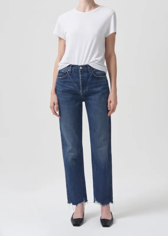 90's Pinch Waist High Rise Straight in Swindle sold by Agolde