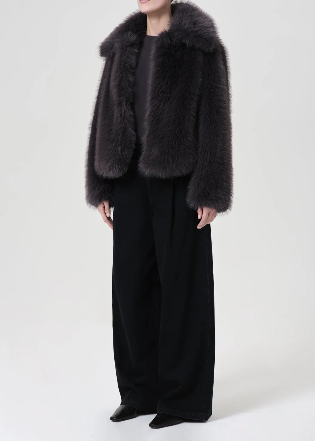 Shoreditch Ski Club x AGOLDE Maren Shearling in Shade sold by Agolde product image thumbnail 5
