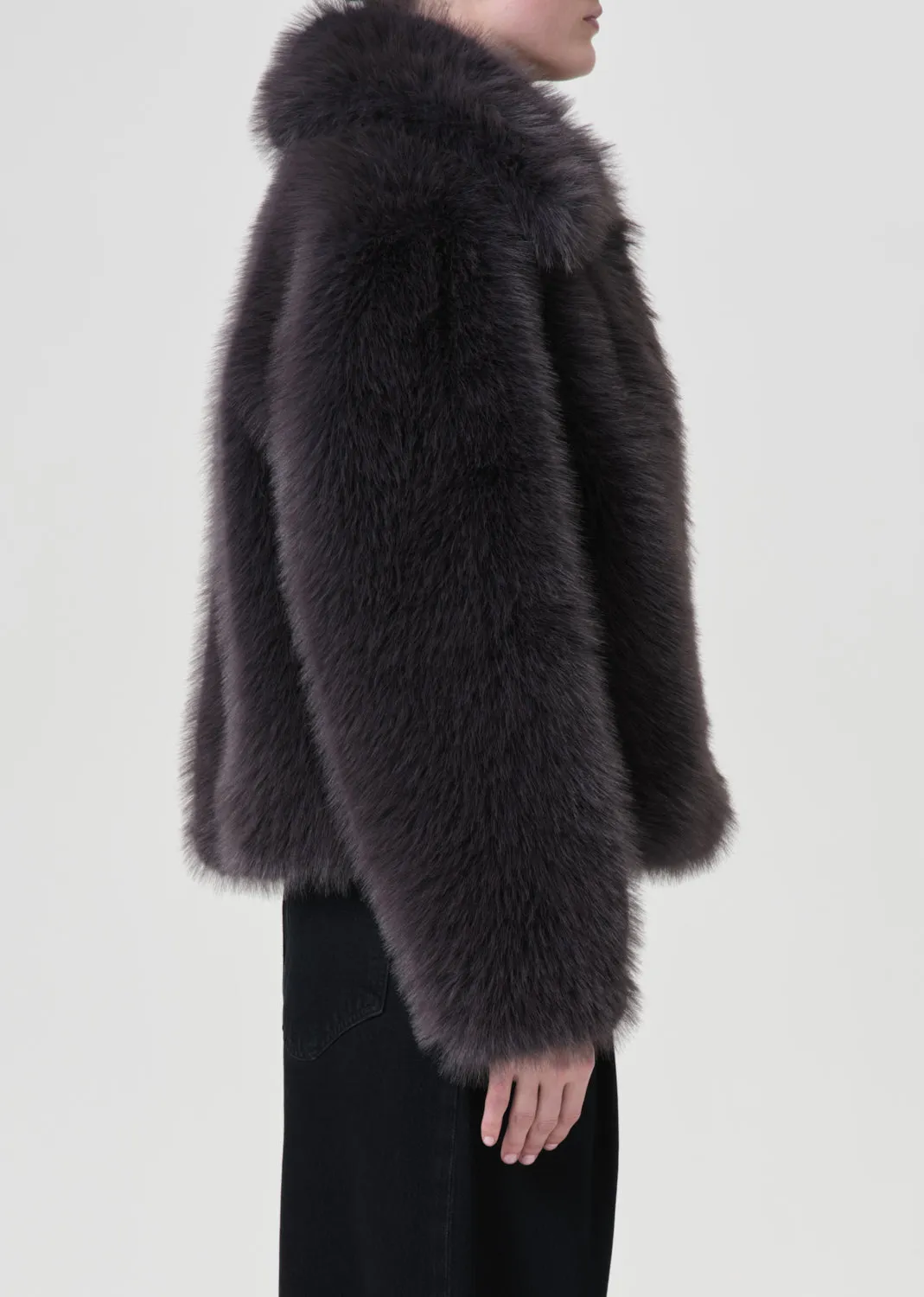 Shoreditch Ski Club x AGOLDE Maren Shearling in Shade sold by Agolde product image thumbnail 3