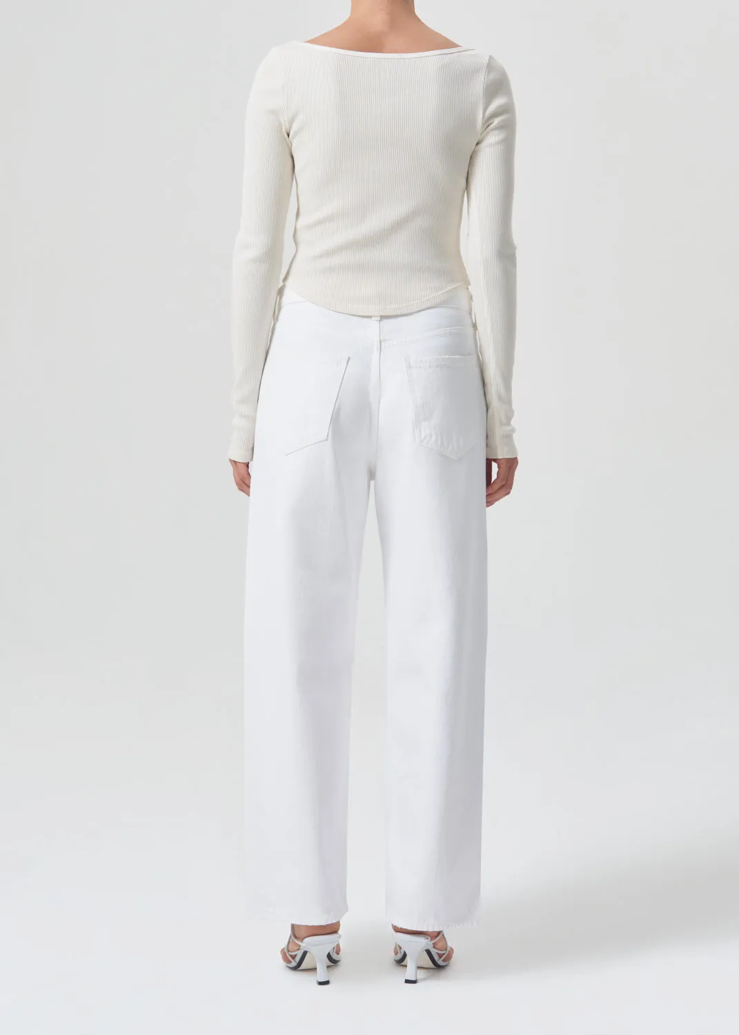 Low Slung Baggy 28" in Milkshake sold by Agolde product image thumbnail 2