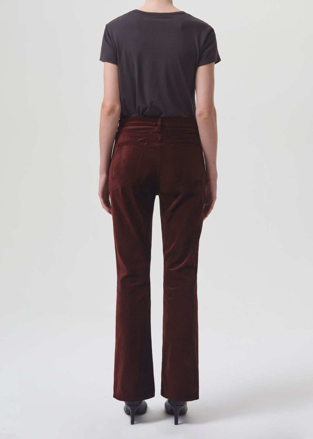 Nico Velvet Boot in Chocolate Milk sold by Agolde product image thumbnail 3