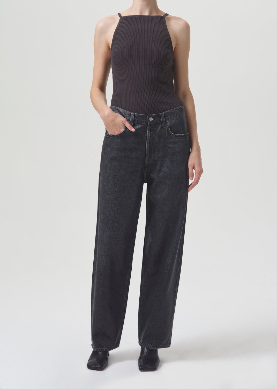 Mina Tank in Fly sold by Agolde