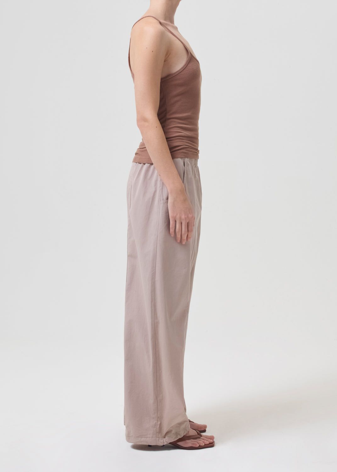 Dakota Track Pant in Truffle sold by Agolde product image thumbnail 3